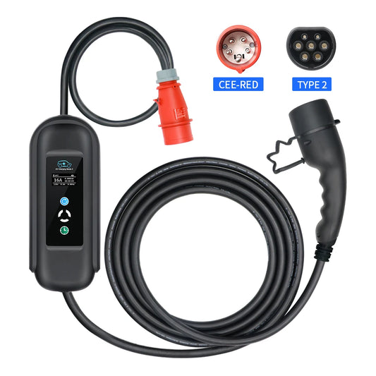 11KW 16A Portable EV Charger