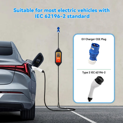 32A 7KW Portable EV Charger
