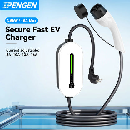 Portable 3.5KW EV Charger Station