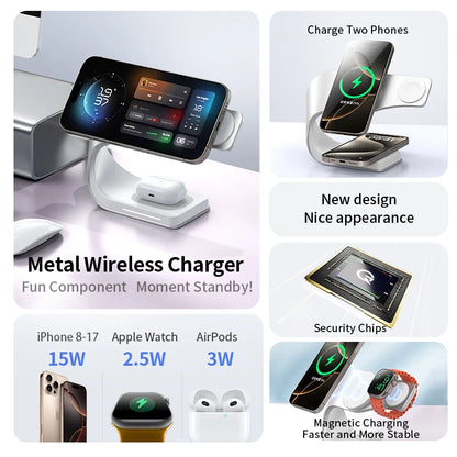 4-in-1 Magnetic Wireless Charger Stand