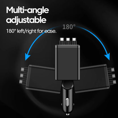 7-in-1 Retractable Car Charger