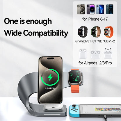 4-in-1 Magnetic Wireless Charger Stand