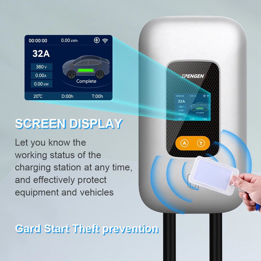 22KW 32A 3-Phase EV Charger