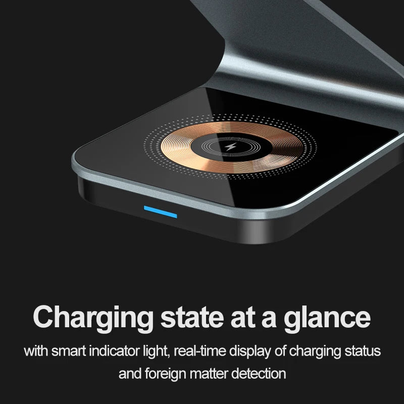 3-in-1 Magnetic Wireless Charger Stand