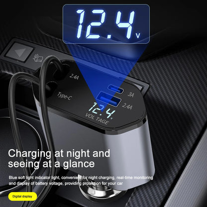 4 IN 1 Car Phone Charger 120W Type C