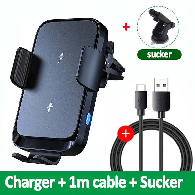 Wireless Dual Coil Car Charger