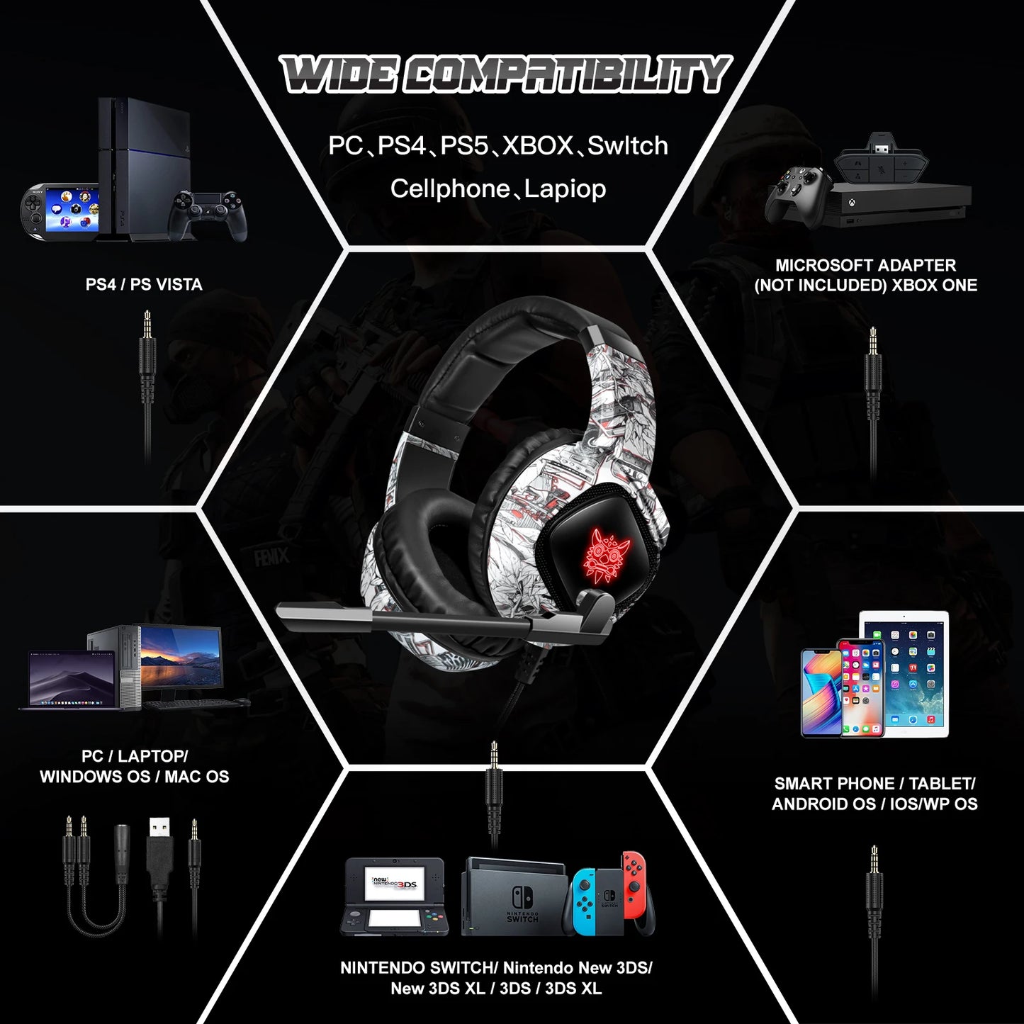 Wired Noise Cancelling Gaming Headset