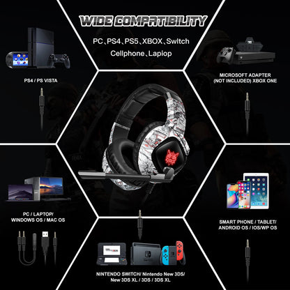 Wired Noise Cancelling Gaming Headset