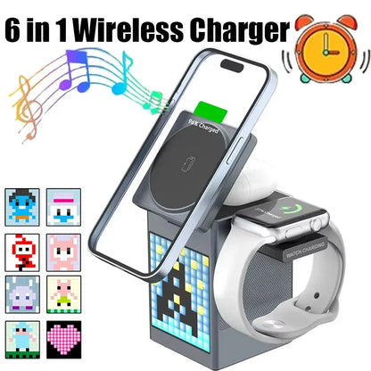 6-in-1 Magnetic Wireless Charging Station