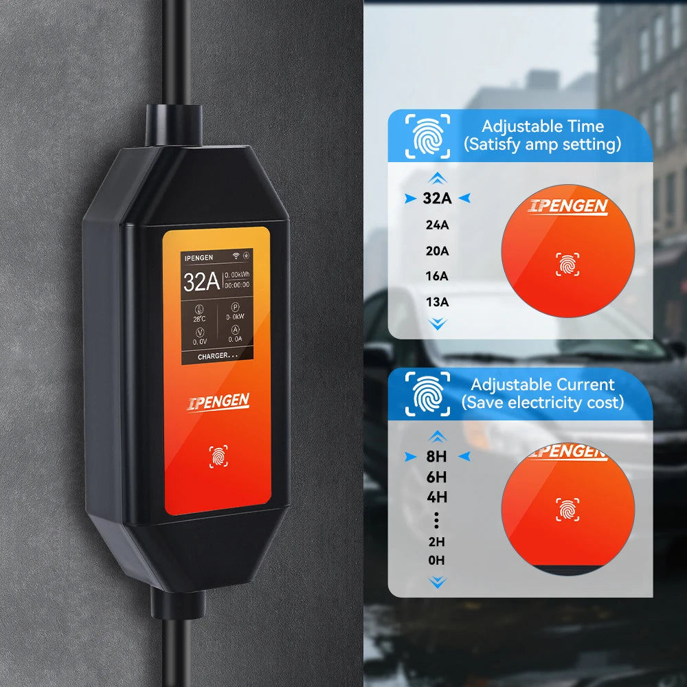 32A 7KW Portable EV Charger