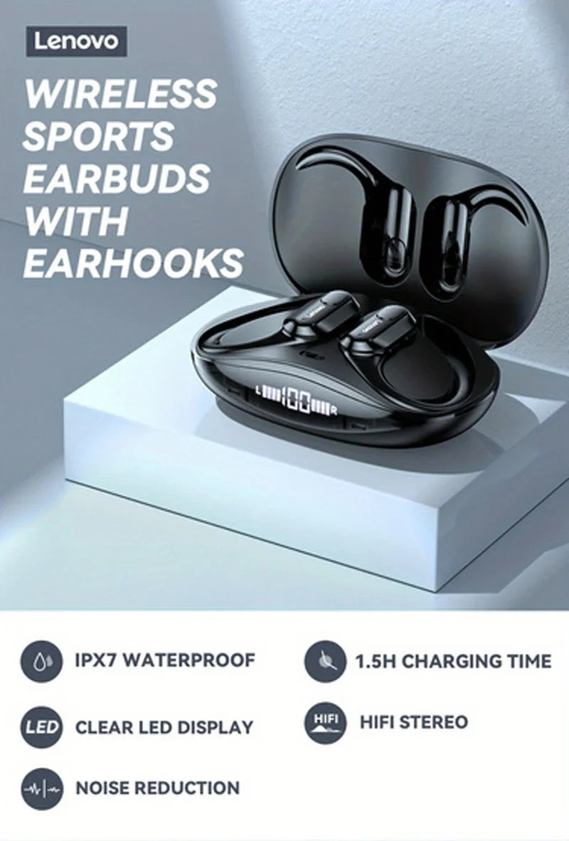 Wireless Bluetooth 5.3 Earhook Headphones