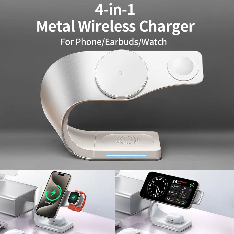 4-in-1 Magnetic Wireless Charger Stand