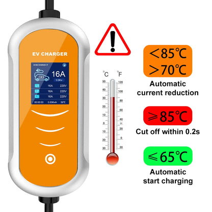 16A 11KW Type 2 EV Charger