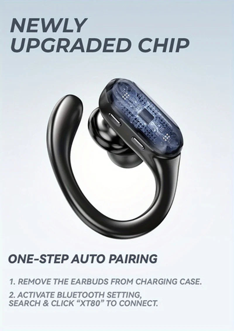 Wireless Bluetooth 5.3 Earhook Headphones